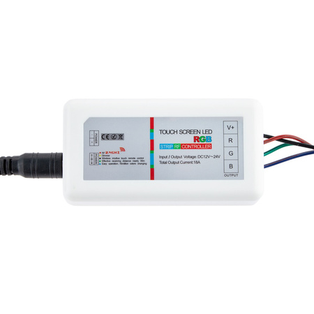 Sterownik do Taśm LED RGB ODBIORNIK 216W + Pilot dotykowy RF 2,4GHz
