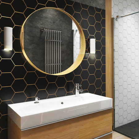 Kinkiet Ścienny Lampa Elewacyjna Zewnętrzna GU10 Biały IP44 TURYN Sanico Goldlux