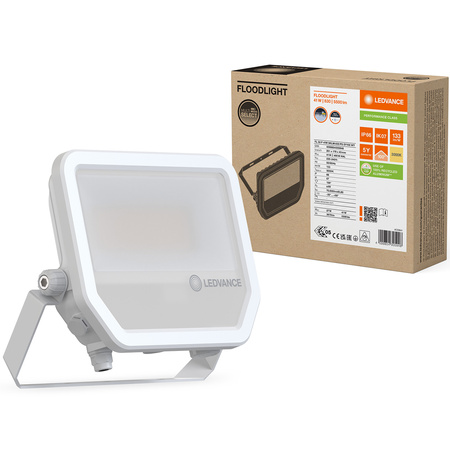 Naświetlacz LED Reflektor Zewnętrzny Lampa 41W 5500lm 3000K IP66 Biały Floodlight Ledvance