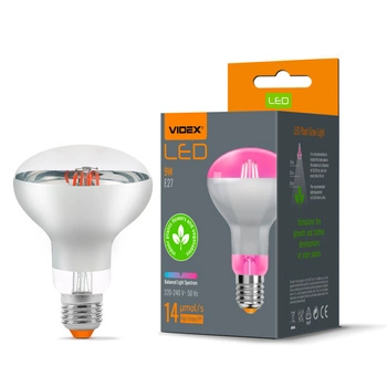 Żarówka LED E27 R80 Reflektor 9W 1200K Ciepła 120° FILAMENT Videx
