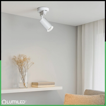 ZESTAW LUMILED SZYNA HUMA BIAŁY + REFLEKTOR SZYNOWY SAGI BIAŁY