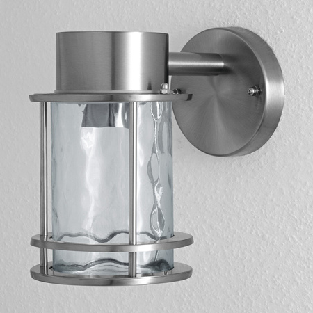 Lampa Ogrodowa Zewnętrzna Kinkiet Elewacyjny LED E27 IP44 Srebrny Endura Ledvance