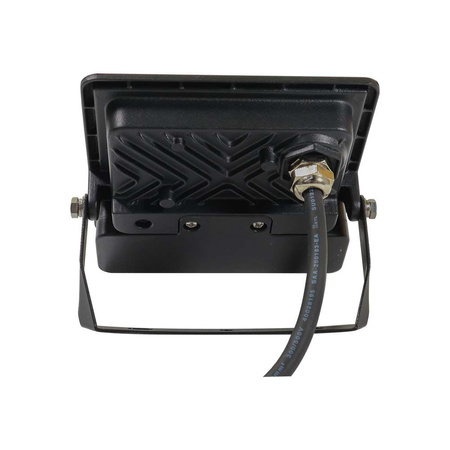 Naświetlacz LED 10W 735lm 6400K IP65 Czarny z czujnikiem ruchu i funkcją CUT-OFF Samsung Chip VT-118S-1-B V-TAC