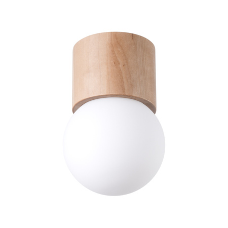 Lampa Sufitowa SPOT TUBA G9 Kulka Geometryczna Brązowa Nowoczesna Boomo Sollux
