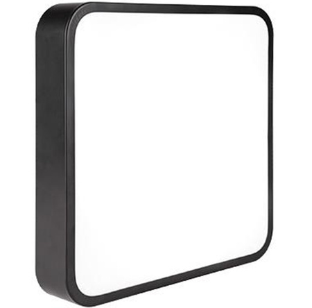 Plafon LED Lampa Sufitowa Ścienna Oprawa Kwadratowa 2640lm 30W 4000K IP22 Czarna