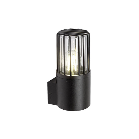 Lampa Ogrodowa Zewnętrzna Kinkiet Elewacyjny LED E27 IP54 Czarny Nowoczesny Haren Rabalux