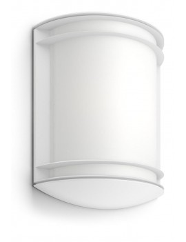 Kinkiet Ogrodowy Lampa Elewacyjna Zewnętrzna LED 6W 600lm 4000K IP44 Biała Antelope Philips