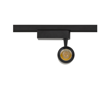 Reflektor Szynowy Lampa do Szynoprzewodów 1-fazowy LED 9W 600lm 3000K Ciepła Czarny Nowoczesna PROFILE ZOOM 7625 Nowodvorski