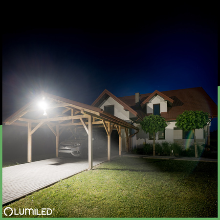 Naświetlacz LED AZZLER 50W 6000lm 4000K IP65 Halogen Zewnętrzny Lampa Czarny LUMILED