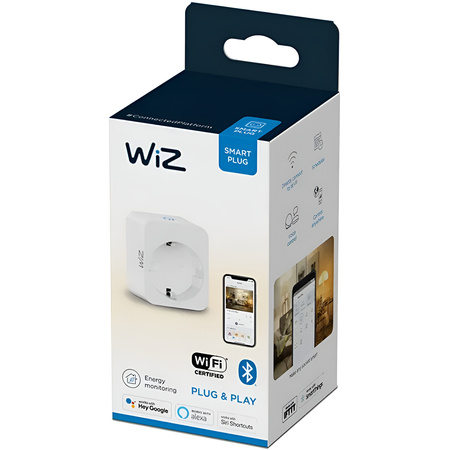Inteligentne Gniazdko Sieciowe Wtyczka Plug + Miernik Mocy SMART WiFi WiZ