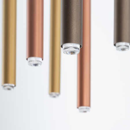 Lampa Sufitowa Wisząca 10x G9 Złota Nowoczesna LASER 490 10705 Nowodvorski