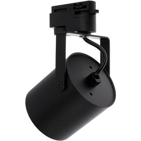 Zestaw Szyna Oświetleniowa Szynoprzewód 1,5m +3x Reflektor Szynowy LED Lampa GU10 Czarny Mat