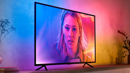 Taśma LED Pasek na Telewizor TV 55" - 60" Gradient 20W 1100lm IP20 White and Color Ambiance RGB + TW Inteligentna SMART Zigbee Bluetooth Gradient TV Strip Philips HUE