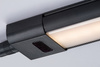 Lampka Podszafkowa Listwa Meblowa LED 8W 570lm 3000K z Czujnikiem Ruchu i Zmierzchu Czarny Nowoczesny Hanson Rabalux