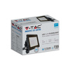 Naświetlacz LED 10W 735lm 3000K IP65 Czarny Z Mufą Samsung Chip VT-118 V-TAC