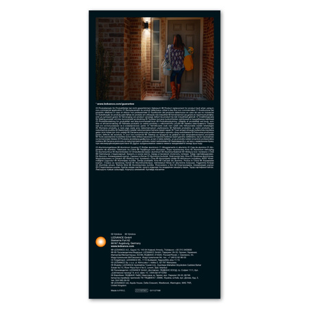 Lampa Ogrodowa Zewnętrzna Kinkiet Elewacyjny LED GU10 IP44 Szary Endura Ledvance