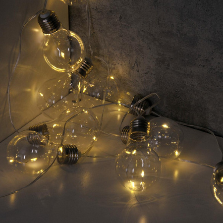 Girlanda Ogrodowa LED Bateryjna 2,1M na baterie 2 x AA SMOLDER GOLDLUX (Polux)