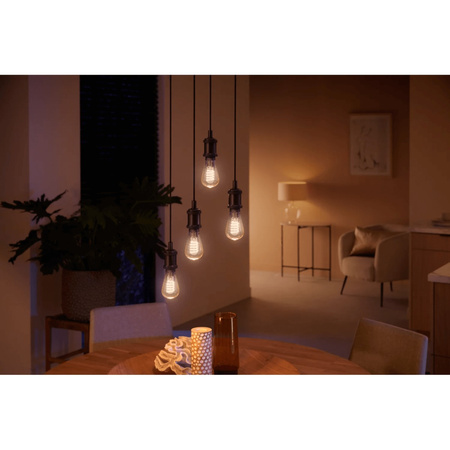 Żarówka LED Edison E27 ST64 7W CCT PHILIPS HUE White & Ambiance Filament Bluetooth Zigbee