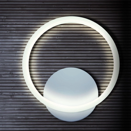 Kinkiet Ścienny LED 11.5W 700lm 4000K Neutralna Biały ROMAN Sanico Goldlux