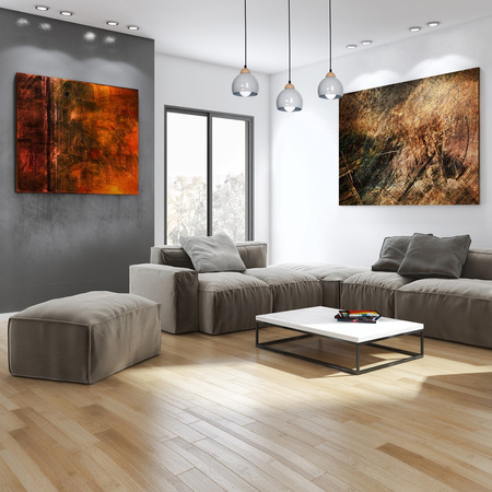 Lampa wisząca w stylu skandynawskim sufitowa szara MiLAGRO DAMA 3x E27 Drewno + metal