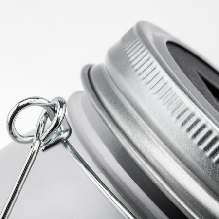 Lampion Ogrodowa LED Solarna Dekoracyjna Słoik Płomień 13cm