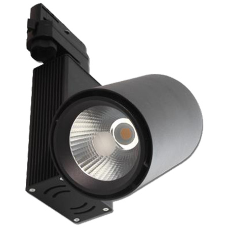 Reflektor Szynowy LED 30W 3000K Lampa do Szynoprzewodów 3 Fazowych Czarna