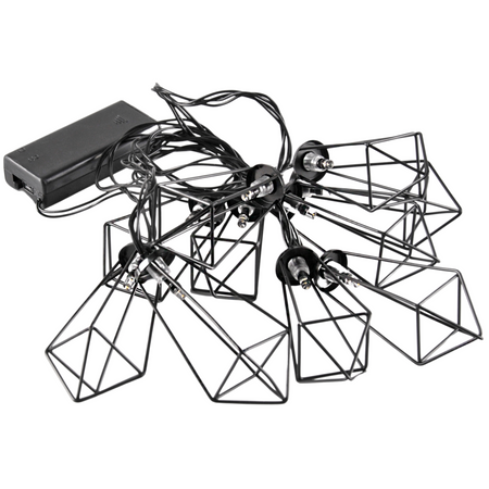 Girlanda Ogrodowa LED Bateryjna 2,1m 2xAA ALBORG Czarna GOLDLUX (Polux)