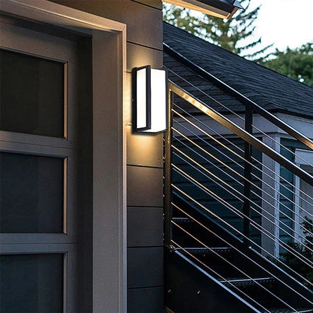 Kinkiet Ogrodowy Elewacyjny Lampa Prostokątna E27 KOBE GOLDLUX (Polux)