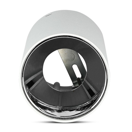 Oprawa Sufitowa Natynkowa Spot GU10 Okrągła Biała/Chrom VT-882 V-TAC