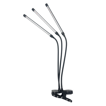 Lampka do Roślin LED Wspomagająca Wzrost 10W Klips Czarny Vitaro Kobi