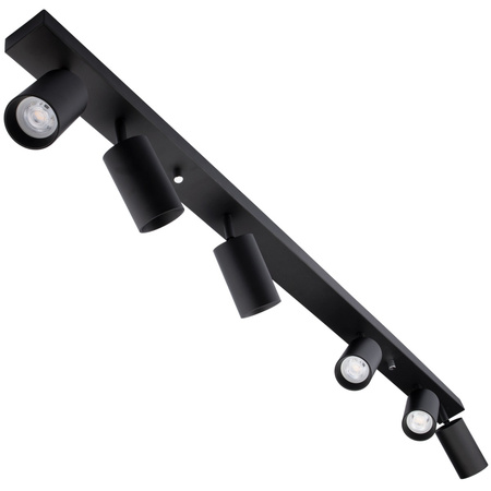 Lampa sufitowa QUALIS SPOT Reflektor Oprawa Halogenowa 6xGU10 Czarna