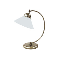 Lampa Stołowa Biurkowa Nocna E27 Brązowy Klasyczny Marian 2702 Rabalux
