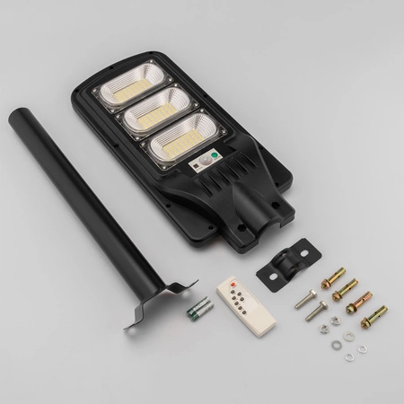 Lampa Solarna LED Mocna 1200W 6500K Latarnia Ogrodowa Uliczna IP66 + Pilot