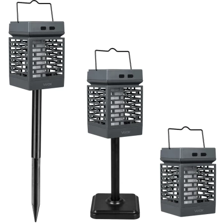 Lampa Owadobójcza Pułapka Elektryczna UV Solarna Lampion 2w1 5W na Muchy Komary Owady VAYOX