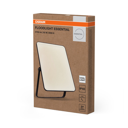 Naświetlacz LED Reflektor Zewnętrzny Lampa LED 50W 4000K Neutralna Czarny Floodlight Osram