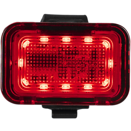 Lampka Latarka Rowerowa Tylna Czerwona USB-C 6 Trybów IPX6 MOCNA VAYOX