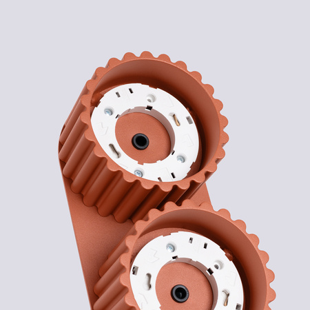 Oprawa Natynkowa 2x GX53 Aluminiowa Ochra czerwona Aura Deep Space SL.1803 Sollux