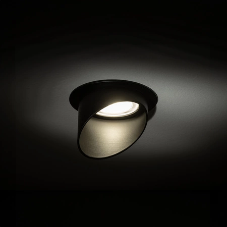 Oprawa Podtynkowa Sufitowa GU10 Czarna SOLTA 10491 Nowodvorski