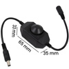 Ściemniacz Do Taśm LED Sterownik Manualny 6A 12 - 24V CZARNY