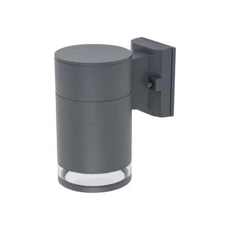 Lampa Ogrodowa Zewnętrzna Kinkiet Elewacyjny Oprawa Natynkowa E27 Grafitowa Wodoodporna IP44 Nowoczesna ROCK PRO 10686 Nowodvorski