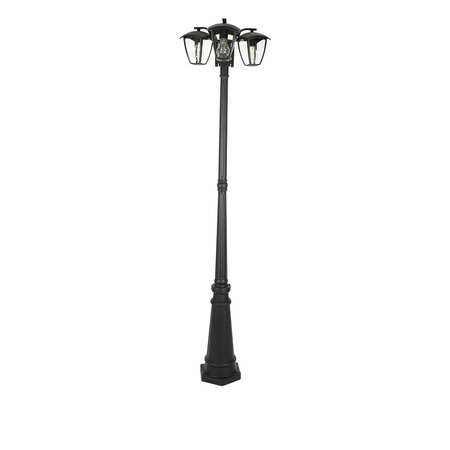 Lampa Ogrodowa Latarnia 3xE27 Wysoka 199CM Czarna VT-740 V-TAC