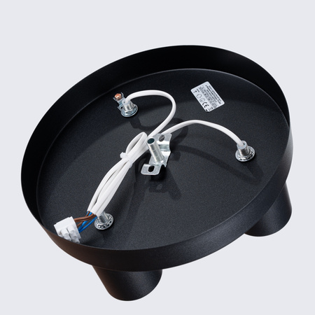 Lampa Sufitowa Plafon Tuba Spot 3x GU10 Czarna Lagos Ocean Green SL.1466 Sollux