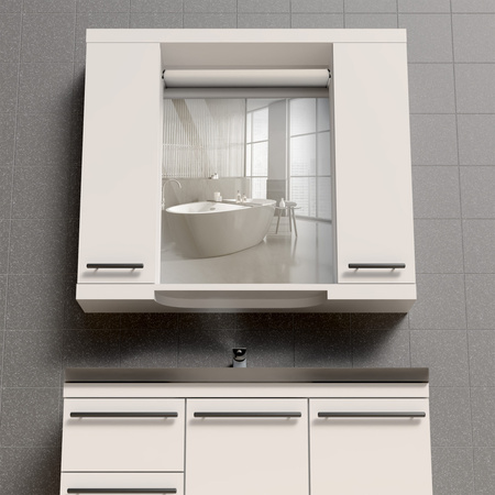 Kinkiet Ścienny LED Łazienkowy 15W 1720lm 4000K Neutralna Biały Chrom IP44 ALEX Sanico Goldlux