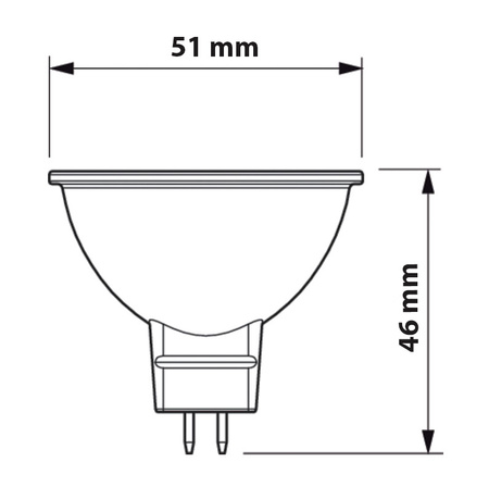 Żarówka LED MR16 2,9W = 20W 230lm 2700K Ciepła 36° 12V PHILIPS