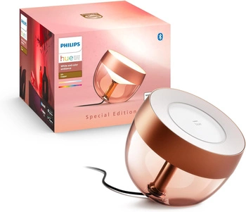 Lampka Biurkowa LED Nocna 8.2W 570lm IP20 White and Color Ambiance RGB + TW Miedziana Inteligentna SMART Zigbee Bluetooth Iris Philips HUE