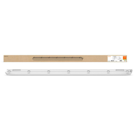 Lampa Oprawa Hermetyczna LED Pyłoszczelna 26W 3500lm 6500K Zimna Ściemnialna IP65 IK08 Szary Dampproof Ledvance
