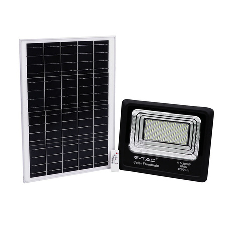 Naświetlacz LED 50W 4000K IP65 + Panel Solarny Z pilotem VT-300W V-TAC