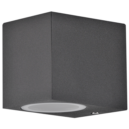 Kinkiet ogrodowy zewnętrzny na LED 1x GU10 BOSTON GOLDLUX (Polux) ALUMINIUM SZARY