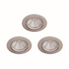 3x Oprawa Podtynkowa Wpuszczana LED 5.5W 350lm 2700K Nikiel Sparkle Philips
