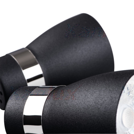 Oprawa lampa sufitowa ENALI 3xGU10 czarna Kanlux